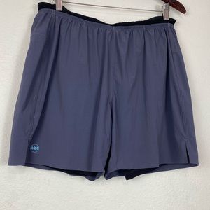 JANJI Men’s AFO 4” Bent Multi Short in Obsidian Black size Large